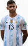 Cristian Romero Argentina football render - FootyRenders