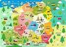 Touristische Landkarte von Polen: Touristische Attraktionen und ...