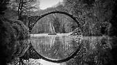 Rakotzbrücke (aka the Devil’s Bridge) in Rhododendron Park, Kromlau ...