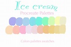 Ice Cream Colors Palettes Graphic by PJ Fonttein · Creative Fabrica