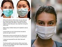 The Correct Way To Wear Mask : How to wear your face masks the right ...