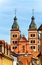 O Monastério Na Cidade Barroco Amorbach, Baviera, Alemanha Imagem de ...
