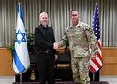Le Ministre Israélien De La Défense Yoav Galant Rencontre Le Général US ...