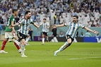 【世足】阿根廷小將阿爾瓦雷斯踢進世界盃首球 PO與童年英雄梅西合影 -- 上報 / 國際