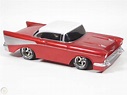 '57 Chevy Parma RC Car Body Red/Silver Painted Lexan Plastic 1:10 Scale ...