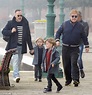 Elton John enjoys family time with David Furnish and their sons in ...
