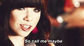 Carly Rae Jepsen Call Me Maybe Quote (About maybe love gifs call me) - CQ