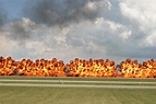 AirVenture Wall of Fire | Massive wall of fire during a WW I… | Flickr