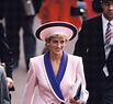 June 20, 1990 Princess Diana on the second day of the Royal Ascot ...