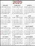 Free Printable 2020 Calendar Template Printable Calendar Template ...