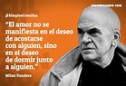 Lo mejor de Milan Kundera (+Frases) | Culturizando