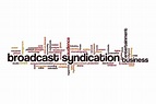 Broadcast Syndication Word Cloud Concept Stock Illustration ...