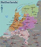 Landkarte Niederlande (Touristische Karte) : Weltkarte.com - Karten und ...