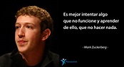 Frases inspiradoras de Mark Zuckerberg