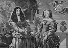 [Retrato] Carlos II de Inglaterra e a sua esposa Catarina de Bragança ...