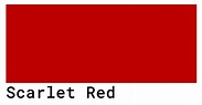 Scarlet Red Color Codes - The Hex, RGB and CMYK Values That You Need