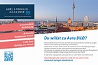 Axel Springer Akademie: Jetzt bewerben - AUTO BILD