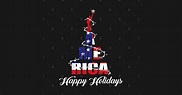 Happy Holidays America - Happy Holidays America - Kids T-Shirt | TeePublic