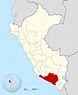 Arequipa, Peru mapa - Mapa de arequipa, no Peru (América do Sul - Américas)