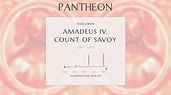 Amadeus IV, Count of Savoy Biography - Italian noble (1197–1253) | Pantheon