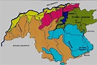 Mapa de Bolivar - Mapa Físico, Geográfico, Político, turístico y Temático.