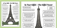 Eiffel Tower Fact Sheet (teacher made) - Twinkl