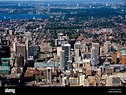 Aerial view of downtown Toronto and Etobicoke, Ontario, Canada Stock ...