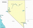 Map Nevada - Map of Las Vegas Nevada (United States of America)