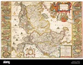 Joan Blaeu, Ducado de Schleswig Mapa, Siglo xvii Fotografía de stock ...