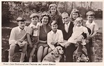 Bildpostkarte mit Gruppenfoto der Familie des Louis Ferdinand Prinz von ...