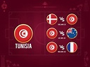Premium Vector | All match schedules of world championship for tunisia ...