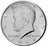 1/2 Dollar Silbermünze John F. Kennedy 1964 - münzen-günstiger.de