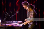 Jamie Thompson and Bruce Cawdron of Esmerine perform on stage at Sala ...