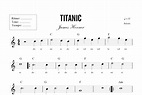 partitura de titanic piAno y flauta | Do re mi, Partituras piano facil ...