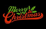 Merry Christmas text font graphic 552886 Vector Art at Vecteezy