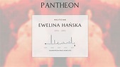 Ewelina Hańska Biography - Polish noblewoman, Honoré de Balzac's wife ...