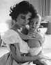Elizabeth with her son Christopher Wilding 1955 | Elizabeth taylor's ...
