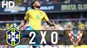 BRASIL 2 X 0 CROÁCIA Gols e Melhores Momentos Amistosos da Copa do ...