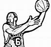 ديبوجو دي بيل راسل دي باسكت NBA الفقرة colorear