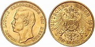 Precios de Monedas: 20 Mark Hesse-Darmstadt (1806 - 1918) Oro 1911 ...