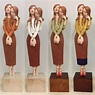 Este artista esculpe los sentimientos de mujeres en madera