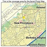 Aerial Photography Map of New Providence, NJ New Jersey
