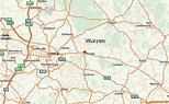 Map of Wurzen (Germany)