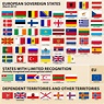Flags of Europena stater | Stock vektor | Colourbox