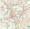 Cambridge top tourist attractions map - City centre detailed street ...