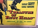 1955 Western Movie Poster 'Treasure Of Ruby Hills' Featuring Carole ...