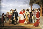 Il cardinale Richelieu presenta Poussin a Luigi XIII nel 1640 ...