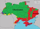 Languages of Ukraine. - Maps on the Web
