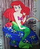 Piñata de La Sirenita Ariel sentada en una piedra | Disney princess ...