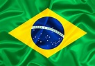 Bandeira do Brasil em Cetim - Face Única